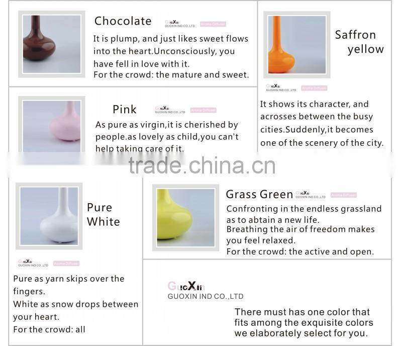 piano black vase shape vessential oil freshener