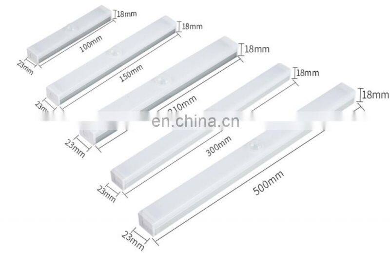 Amazon hot seller wireless night light motion sensor light cabinet lights with usb recharging