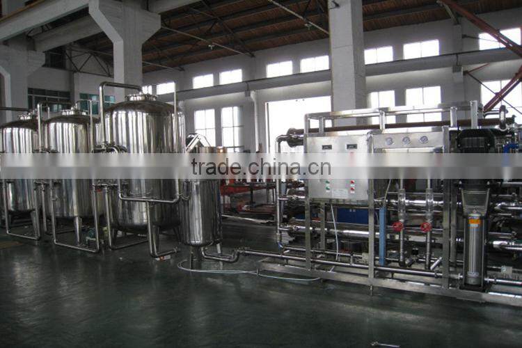 Complete mineral water treatment plant