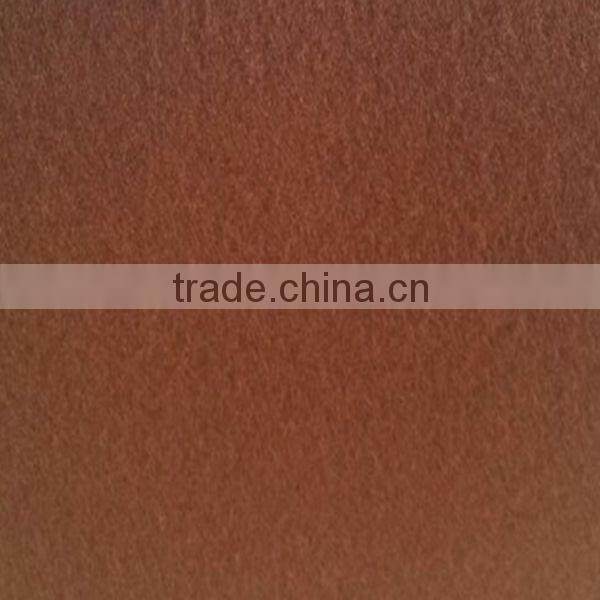 PU Breathing Leather Fabric Bonded With Single Velvet Fabric