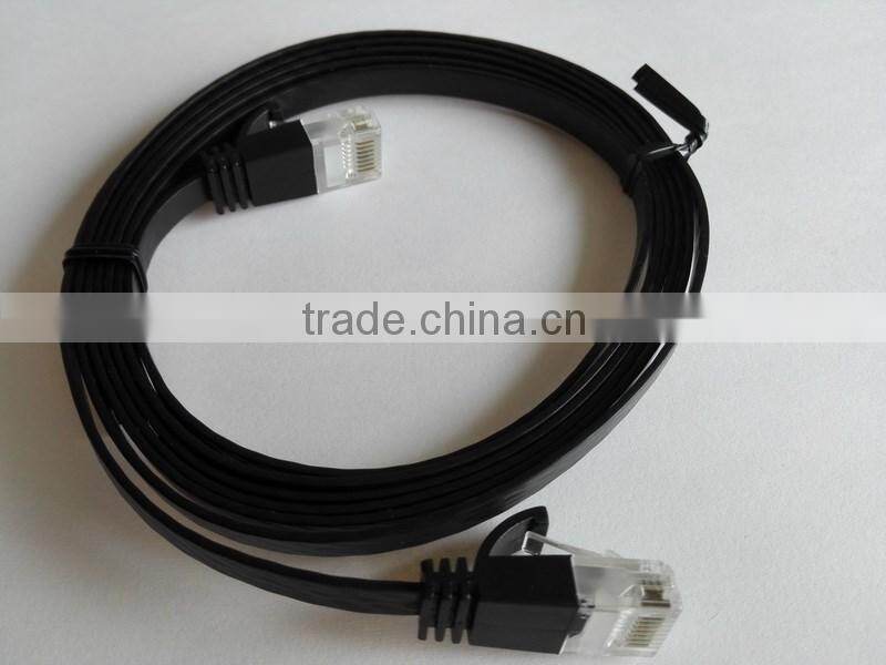 cat6 utp lan cable, Flat Cat 6 Patch Cord