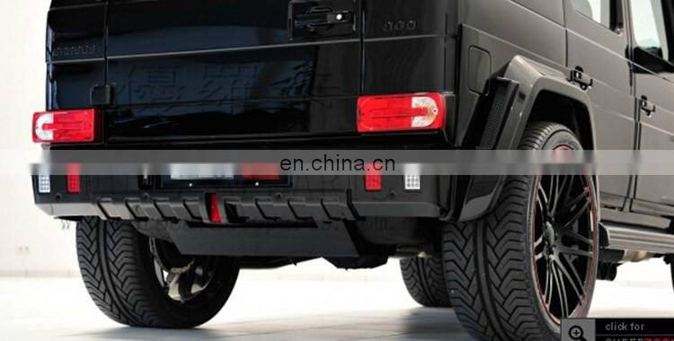 G CLASS W463 G55 G500 to B style normal kit PU material front bumper front lip with B emblems grille B emblem rear bumper