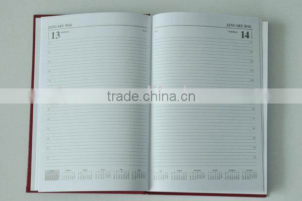 2014 daily hardcover notebook page a day Calendar Pad Pro