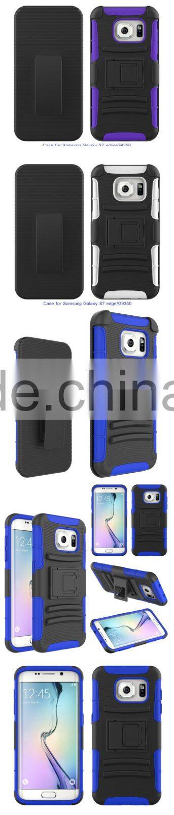 Hot new products for 2016 3 in 1 mobile phone case for Samsung Galaxy S7 Edge Case