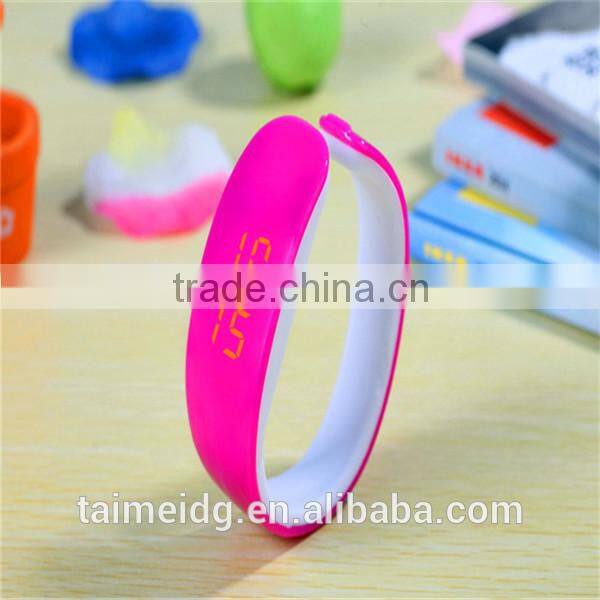 Unique design led silicon sport wrist watches