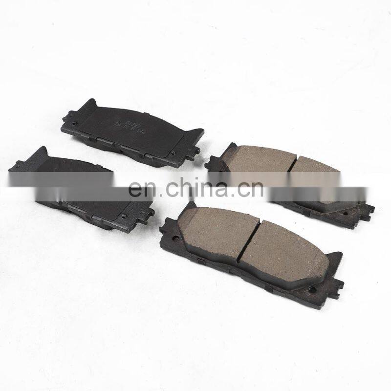 D1293 car brake disc semi-metallic brake pad and shoe for toyota camry