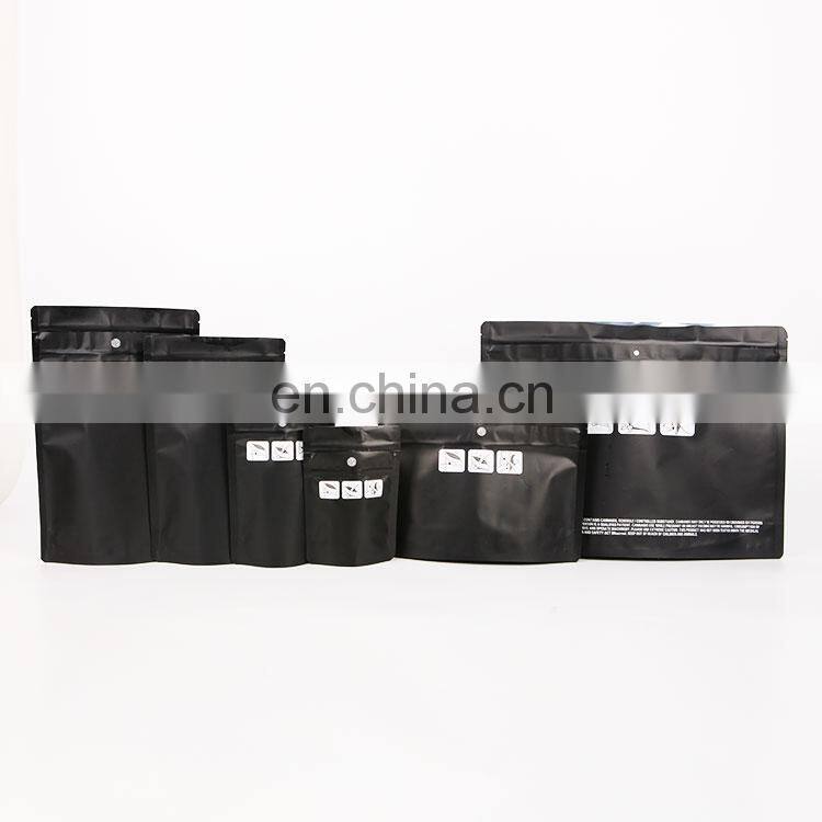 Smell Proof Bags Child Proof Stand up Pouch Food Packaging Bag Matte 3.5g Custom Cookie Bag