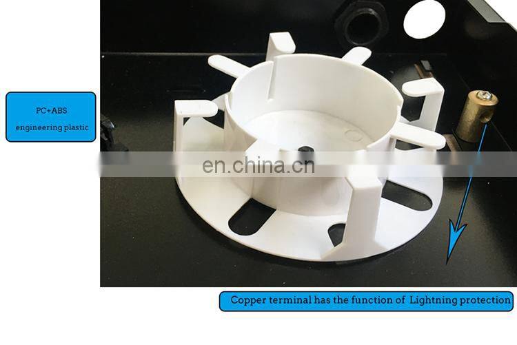 Hanxin Standard 19" Cabinet 12port Odf Distribution Splice Box 12 Port Patch Panel With Compatible ST SC FC LC MTRJ and MPO/MTP