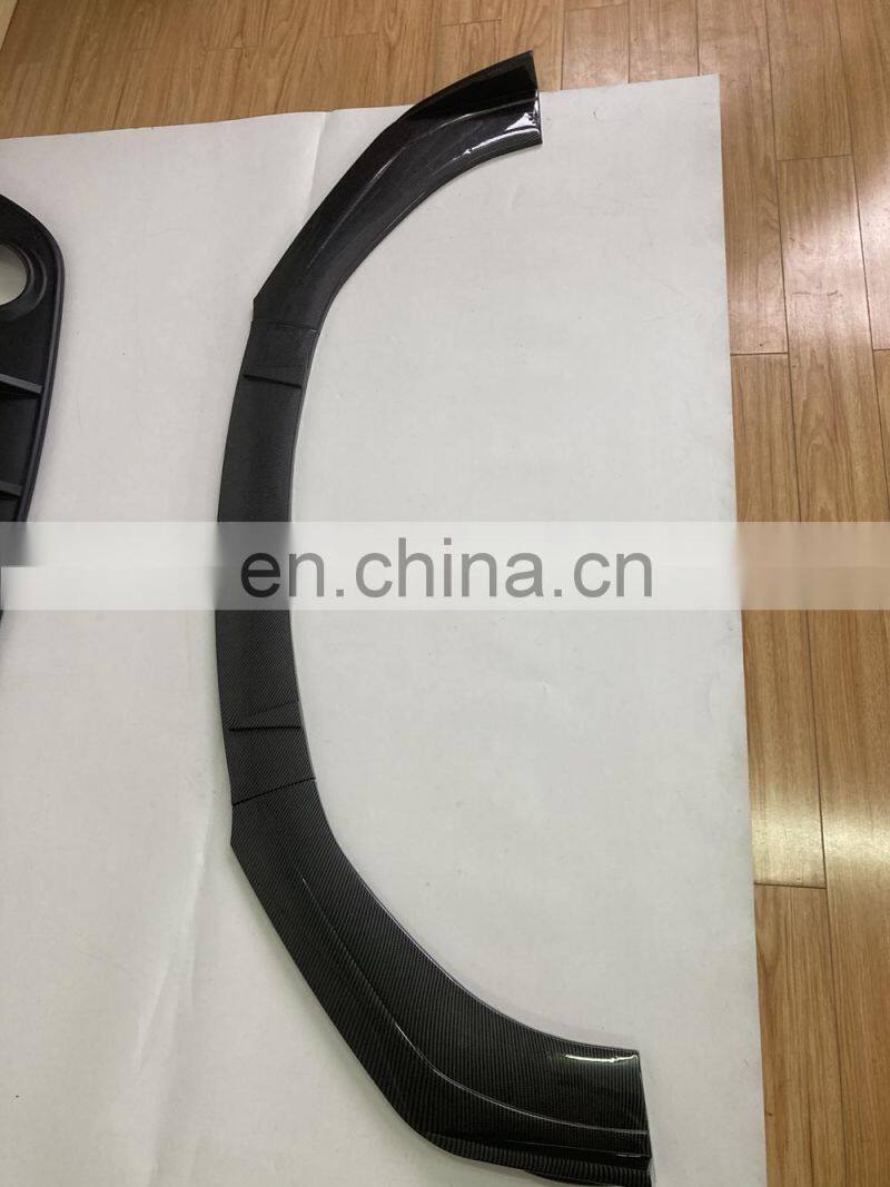 Honghang Factory Supply New Style Front Lips, Carbon Fiber Color Universal Front Bumper Lips For All Coupes And Sedans