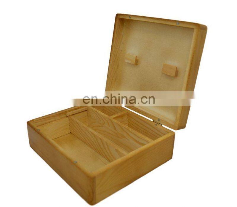 Plain Unpainted Wooden Set Crate Storage Box Small Craft Box