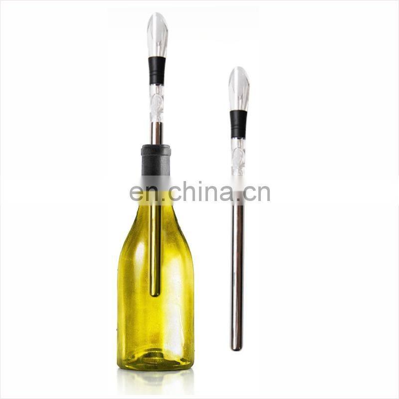 Reusable Wine Bottle Chiller Stick with Aerator