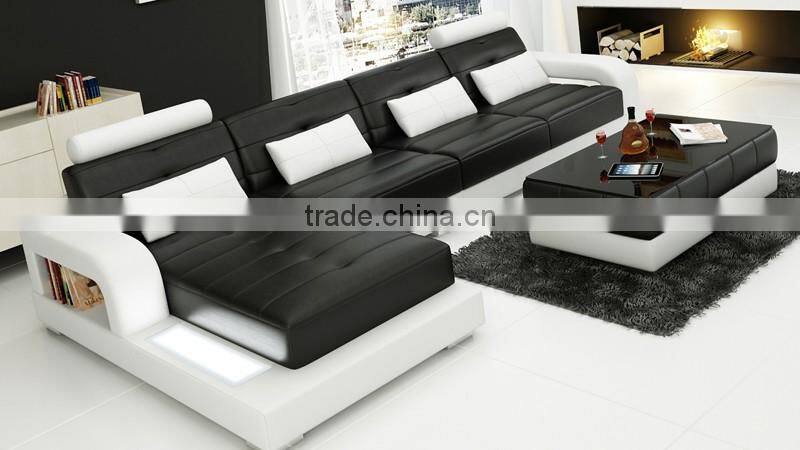 nice design sofa black and white design hot sale
