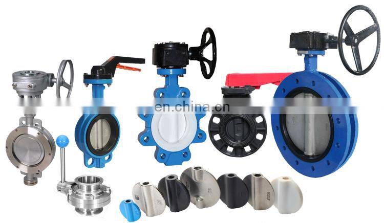 COVNA DN250 High Performance Double Offset Metal Seat Wafer Type Stainless Steel Hand Wheel Butterfly Valve
