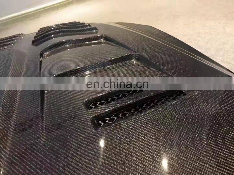 Runde High Quality Carbon Fiber Material For Nissan GTR R35 Modify Carbon Fiber Transparent Hood Engine Bonnet Hood Cover