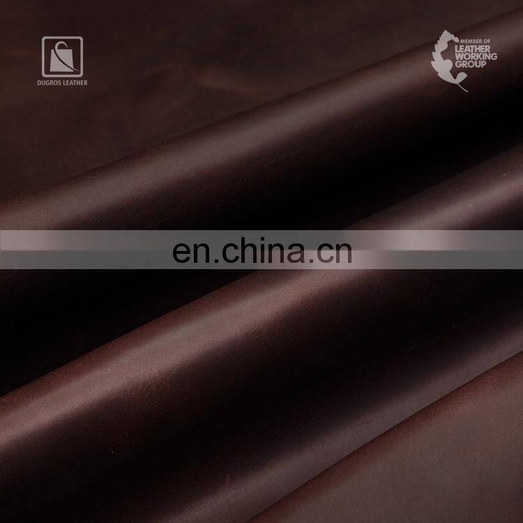 22 Sqft Size Full Grain Natural, Vintage, Oil/Waxed Surface Vegetable Tanned Genuine Leather for Sale