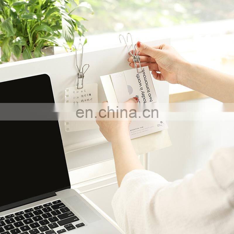 Home Storage Rack Laundry Chip Hooks Clothes Pegs Photo Clip Stainless Steel Clothespins Towel Chips Hook Laundry Storage Holder