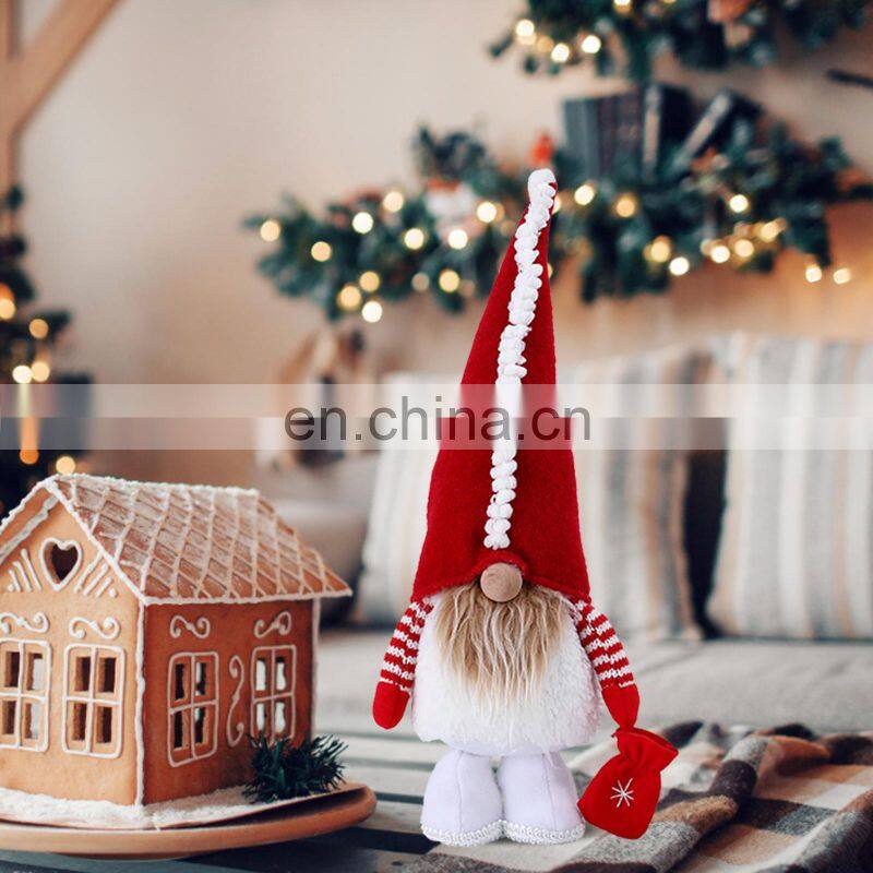Christmas Faceless Gnome Santa Xmas Tree Hanging Ornament Doll Decoration For Home Pendant Gifts Drop Xmas Ornaments Party