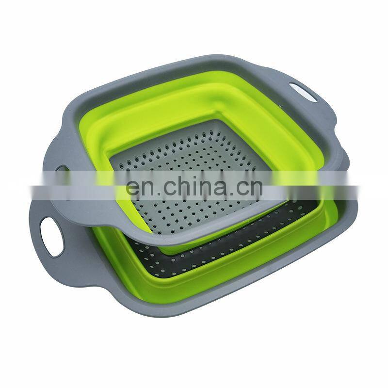 Foldable Fruit Vegetable Washing Basket Strainer