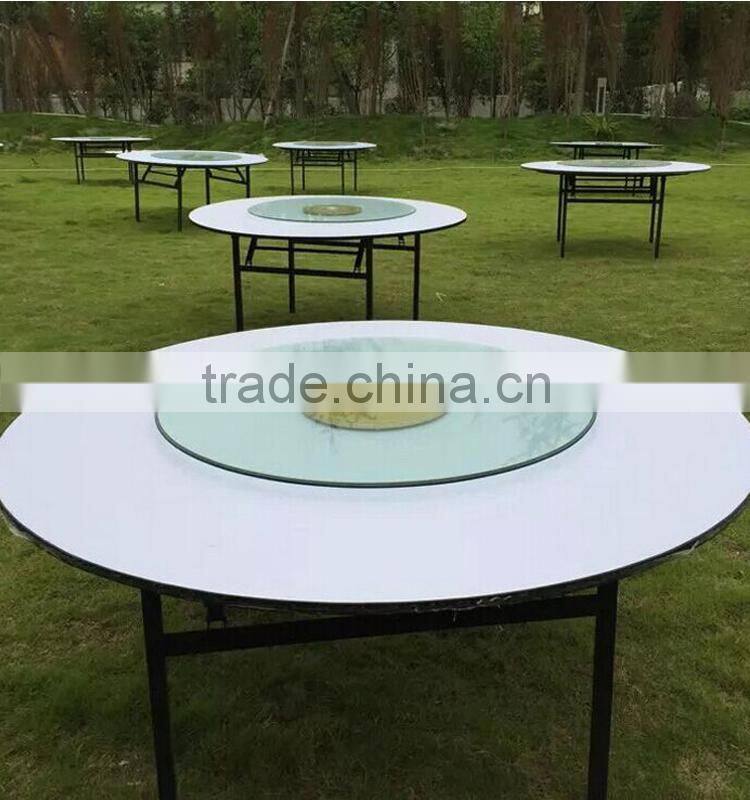 Low Noice Glass Lazy Susan Display Turntable HM-G1