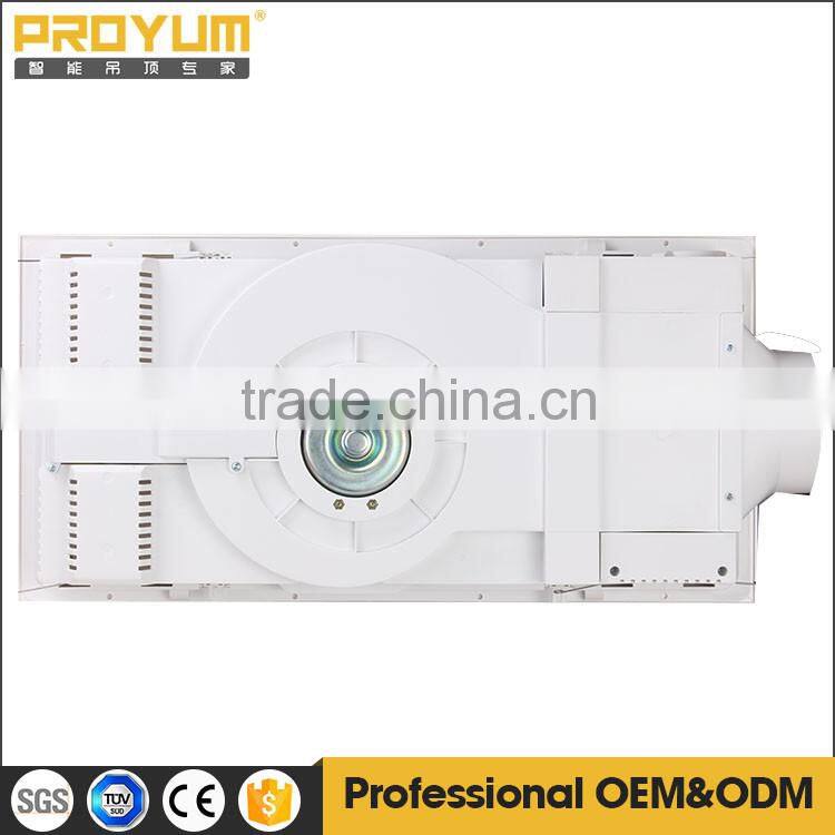 Ceiling mounted bathroom PTC master heater with LED light and white color B3126A CCC certification is available