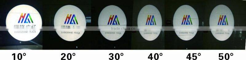 40w led logo light 4500lm outdoor single image static gobo advertising floor projector