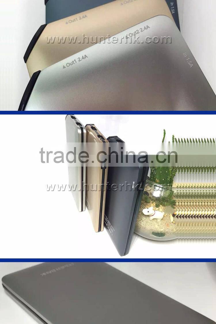 2016 New For iPhone 6 Aluminium Portable Power Bank