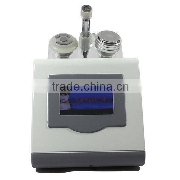 Home Use 40K Hz Cavitation Ultrasound Therapy 5Mhz RF Vacuum Cavitation Slimming Machine