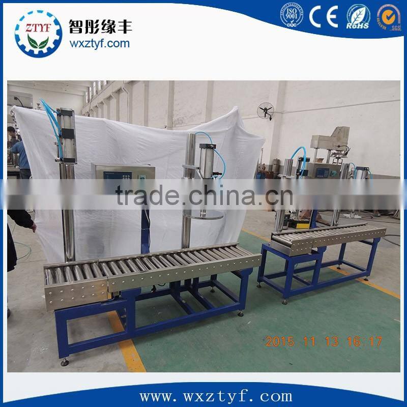 copper grease Semi-automatic drum weighing Filling and press capping Machine