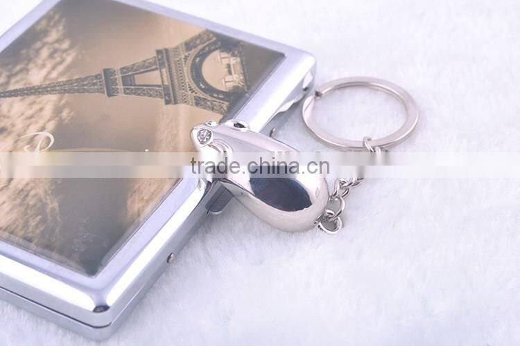 Rhinestone special gifts Minimalist style keychain Blue Eyes Mouse key chain