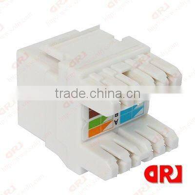 Made in China CAT5e/CAT6 rj45 dual idc keystone jack