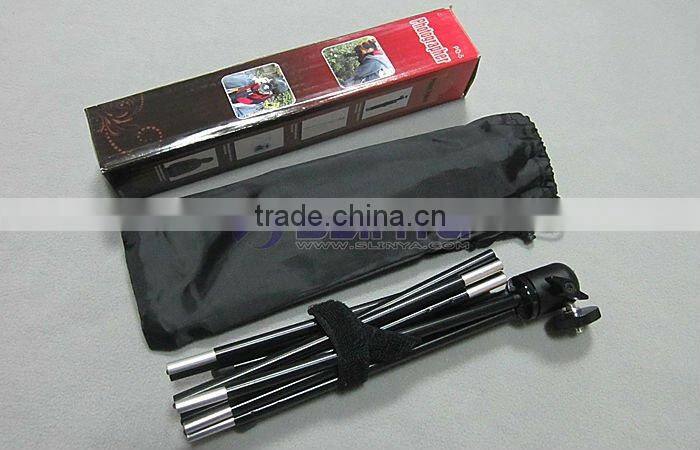 Folding compact tripod with Sturdy aluminum legs