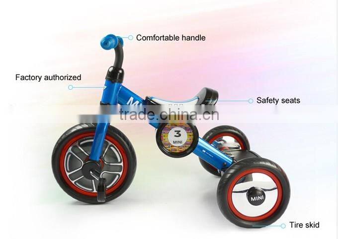 Rastar wholesale kids toys MINI licensed 3 wheel kids toy balance bike