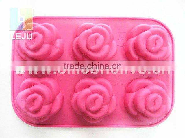 popular flower silicone soap molds
