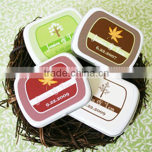 Mini Rectangular Mint Tin Box