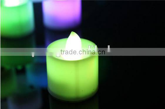 New Flickering 12 Flicker Light Flameless LED Tealight Tea Candles Wedding Light romantic and fancy atmosphere candle light