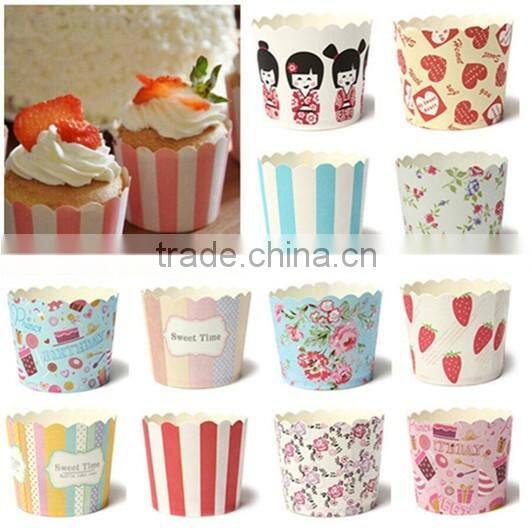 Muffin cupcake baking greaseproof paper cake cups for cake making