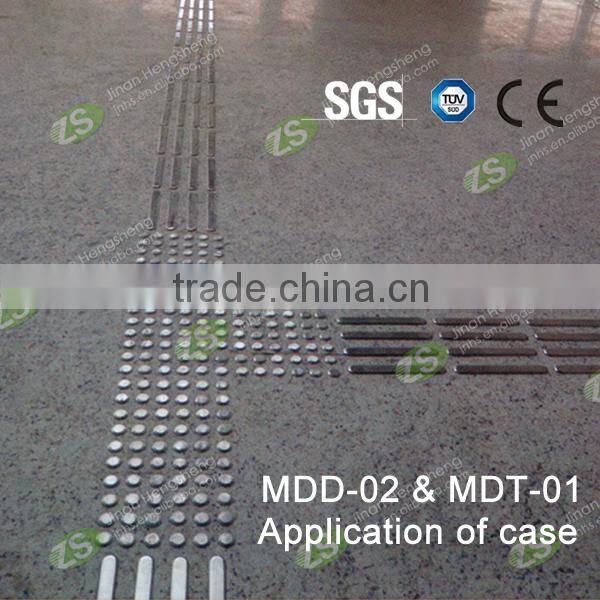316 / 304 stainless steel antislip tactile tile indicator stud with circular surface for underground subway