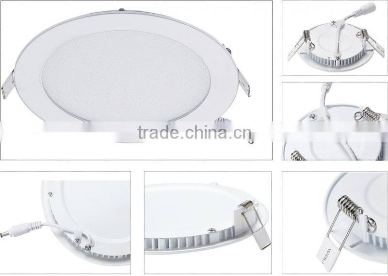 Ultra thin 100lm/w LED ceiling round panel light