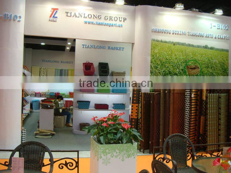 color newspaper woven basket / sundries storage basket/paper box