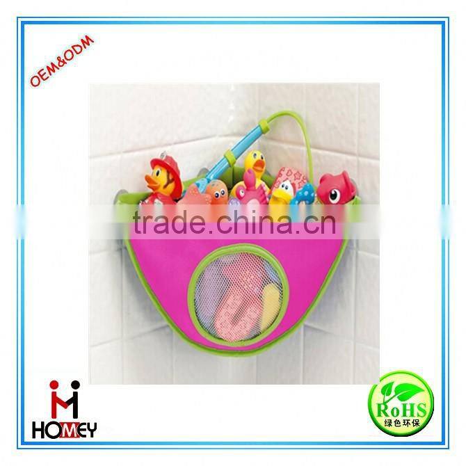 Hot Wholesale Baby Bath Toys Corner Organizer Basket Kids Toddler Net Storage Bag Organizer