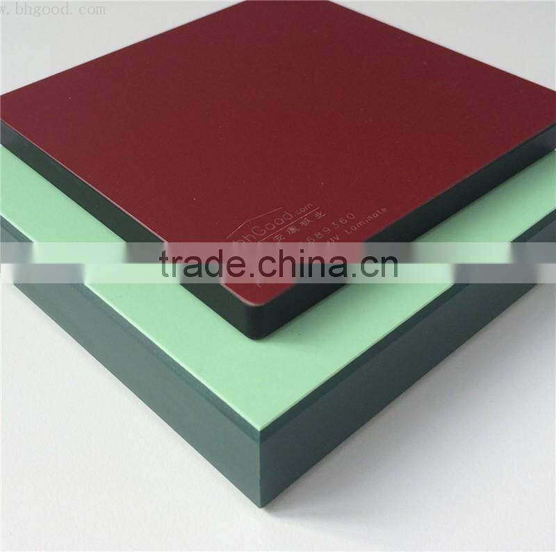 8mm glossy waterproof hpl decorative compact laminate wall panel