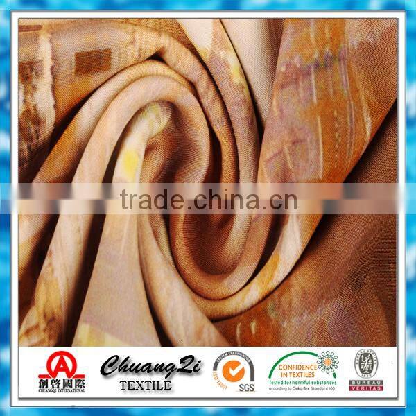 Printed Rayon Challie fabric made in china 2015