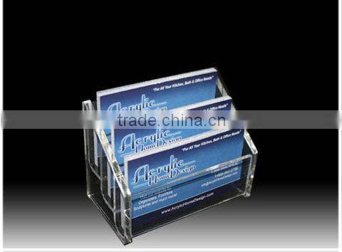 2015 new acrylic card holder&organizer, high quality elegant organizer, acrylic box