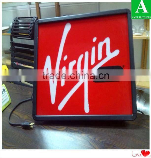 Hot sale vacuum thermoformed PMMA pink plastic light box