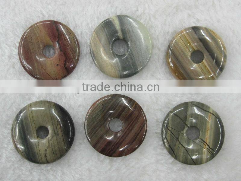 Wholesale Gold Obsidian donut gemstone