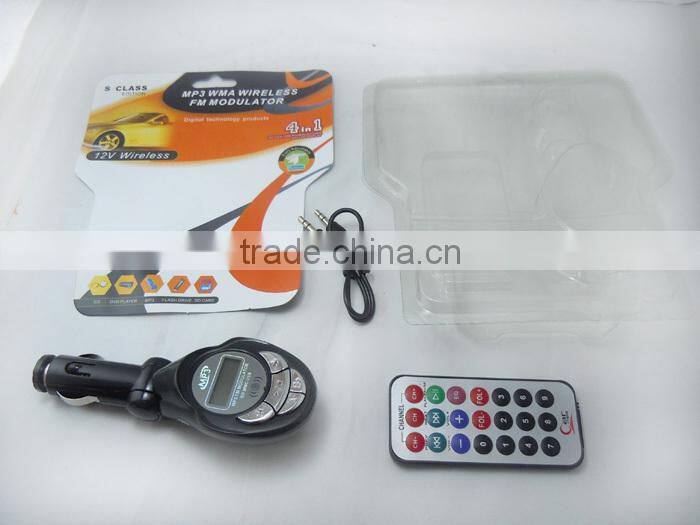 2015 Support SD/MMC Car USB Flash Mp3 Player FM Transmitter