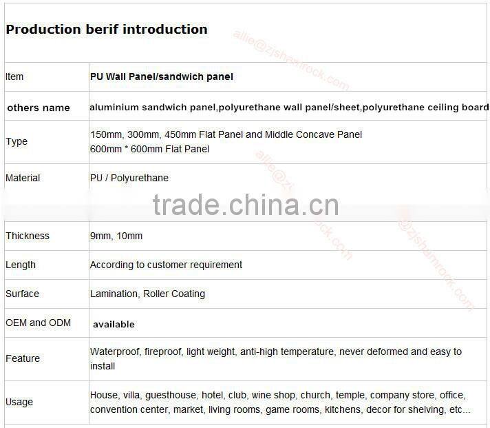 PU foam ceiling board