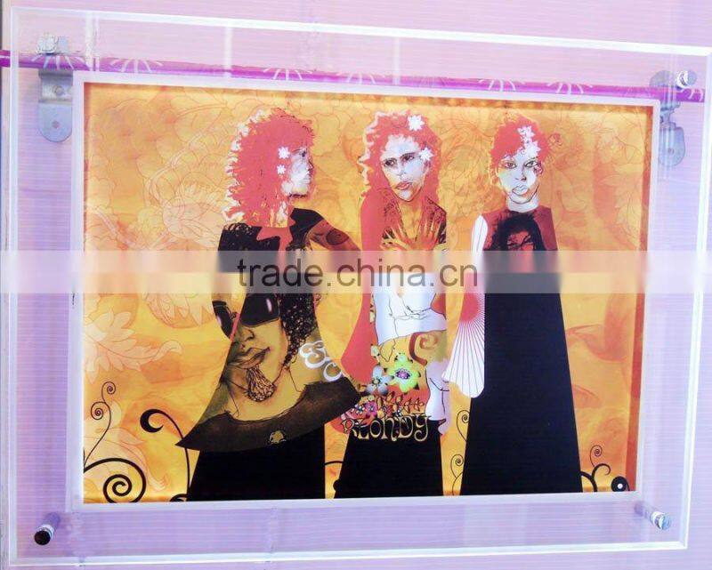 fast food restaurant equipment advertising light box led display board