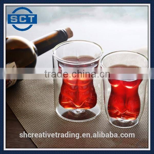 150ml Transparent Party Wine Glasses Sexy Woman Cocktail Wine Glass