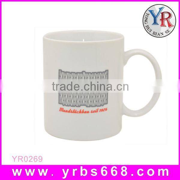 Map pattern color changing mug sublimation mug business gift